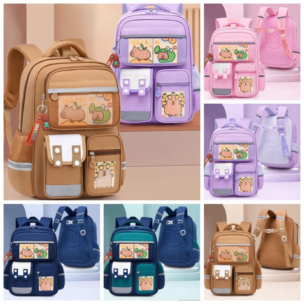 Multi-Compartment Cartoon Animal School Bag Oxford Cloth Capybara Student Bag Kids 39*29*15cm фіолетовий
Multi-Compartment Cartoon Animal School Bag Oxford Cloth Capybara Student Bag Kids 39*29*15cm фіолетовий