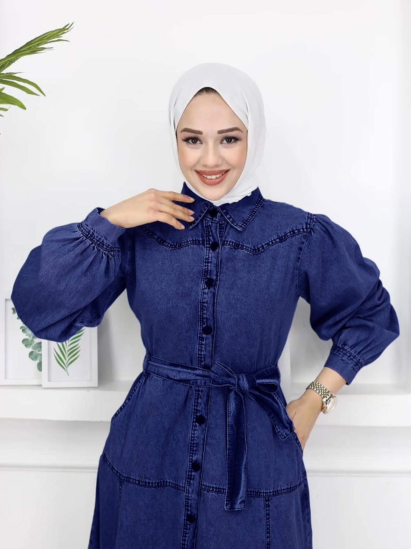 Turkish Women s Denim Dress: Casual Loose Fit Lantern Sleeve Patchwork Small темно-синий
Turkish Women s Denim Dress: Casual Loose Fit Lantern Sleeve Patchwork Small темно-синий