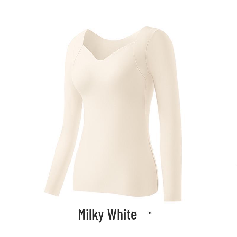 Топ с длинным рукавом, улучшающий кожу, с гиалуроновой кислотой и нагрудными вкладышами - Теплый бесшовный базовый слой для осени и зимы L (40-65 kg)
Топ с длинным рукавом, улучшающий кожу, с гиалуроновой кислотой и нагрудными вкладышами - Теплый бесшовный базовый слой для осени и зимы L (40-65 kg)
