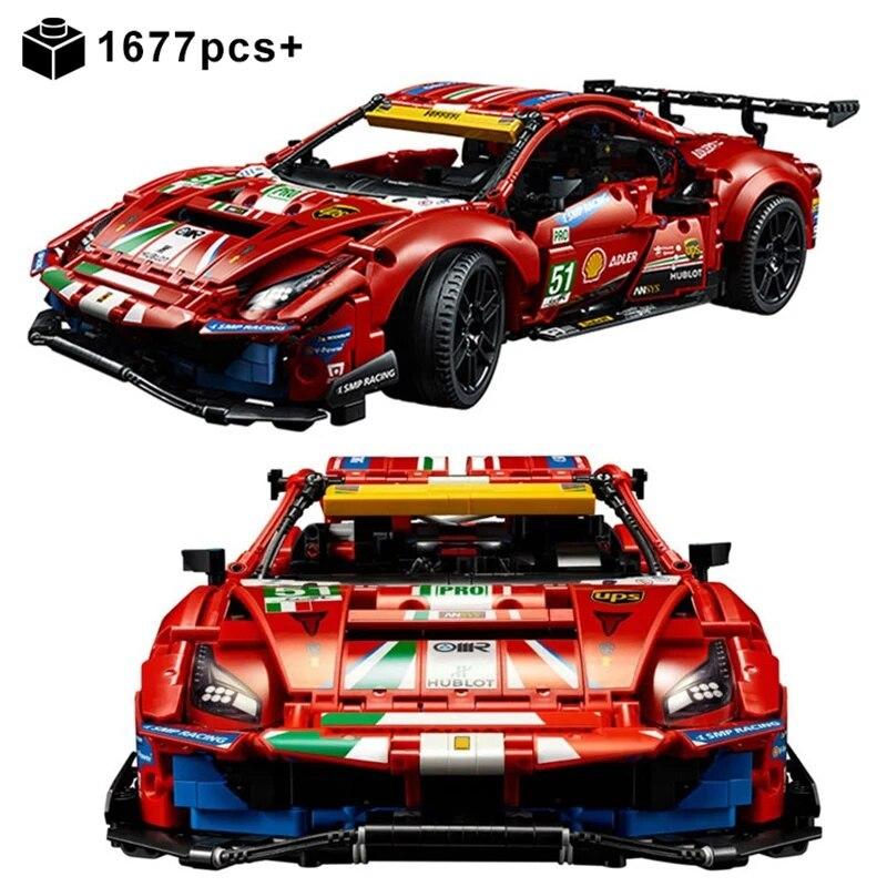 1677PCS City Racing Car Feraried 488 Technical Building Block Model 42125 Set Assemble Sports Vehicle Bricks Toys For Kids Gifts 1677pcs
1677PCS City Racing Car Feraried 488 Technical Building Block Model 42125 Set Assemble Sports Vehicle Bricks Toys For Kids Gifts 1677pcs