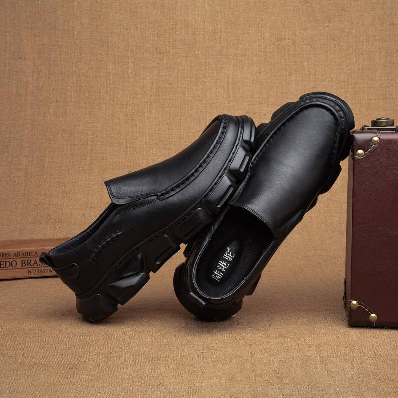 Повседневная кожаная обувь. Мужская верхняя часть из коровьей кожи. Мягкая подошва. Легкая обувь в британском стиле. Толстая подошва. Увеличенный слой коровьей головы. Мужские туфли без шнуровки.
Повседневная кожаная обувь. Мужская верхняя часть из коровьей кожи. Мягкая подошва. Легкая обувь в британском стиле. Толстая подошва. Увеличенный слой коровьей головы. Мужские туфли без шнуровки.