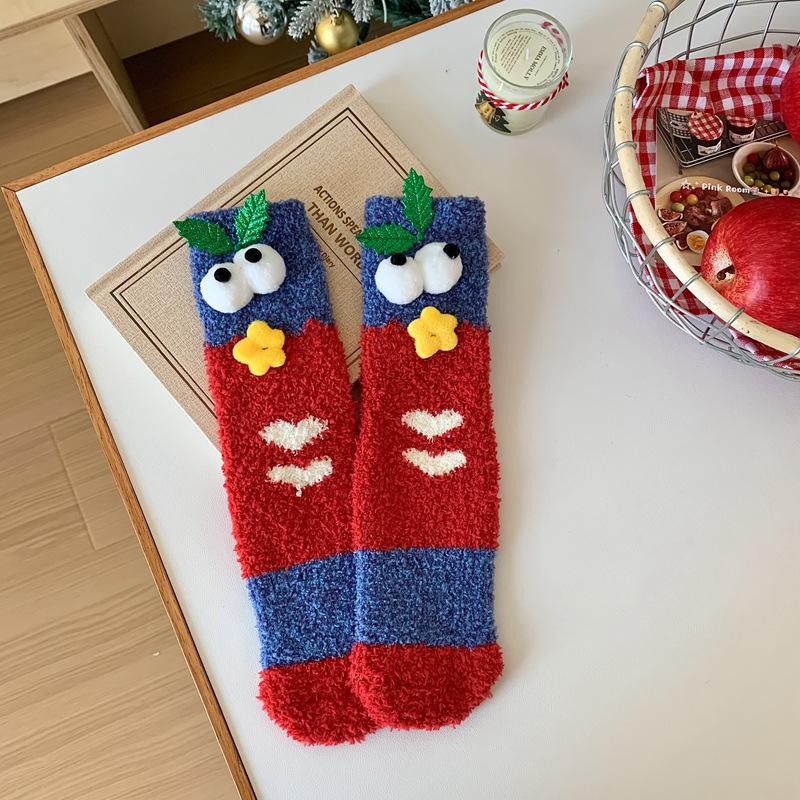 10Pair Coral Fleece Socks Female Christmas Three-Dimensional Cartoon Cute Warm Tube Socks Floor Sleeping Socks Gift One size fits all
10Pair Coral Fleece Socks Female Christmas Three-Dimensional Cartoon Cute Warm Tube Socks Floor Sleeping Socks Gift One size fits all