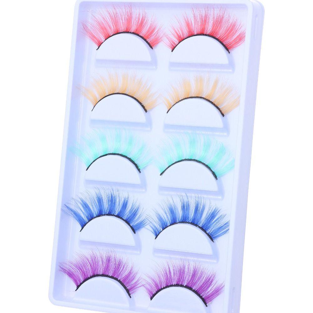 Хэллоуин Цветные Ресницы Пушистые Цветные Накладные Ресницы для Рождественских Праздников Вечеринки 5 Pairs
Хэллоуин Цветные Ресницы Пушистые Цветные Накладные Ресницы для Рождественских Праздников Вечеринки 5 Pairs