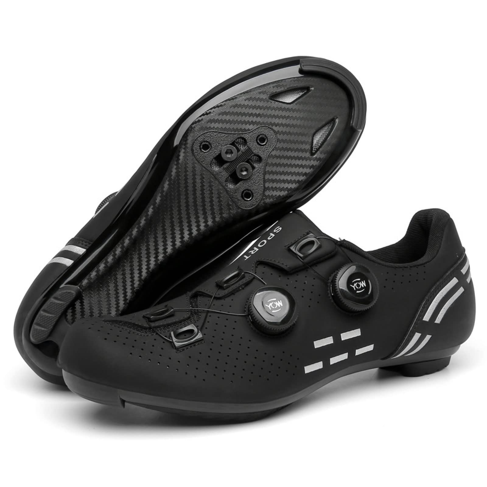 morytrade Road Shoes with Bindings, SPD SL LOOK Compatible (Black, 25.5cm)
morytrade Road Shoes with Bindings, SPD SL LOOK Compatible (Black, 25.5cm)