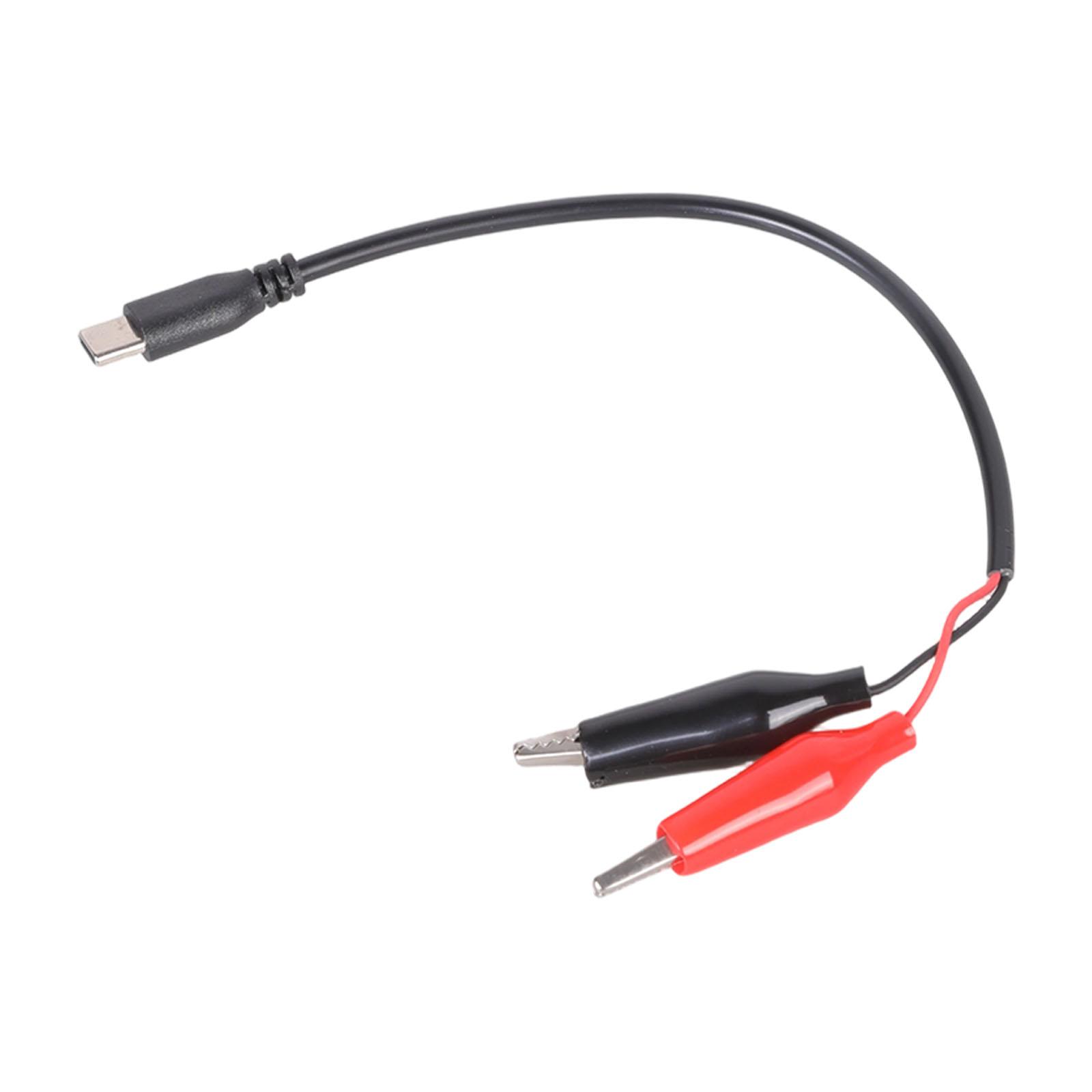Power Supply Wire Test Leads Cord Type C Male to Double Alligator Clip Cable for Electronic Laboratory DIY Project 20cm 1
Power Supply Wire Test Leads Cord Type C Male to Double Alligator Clip Cable for Electronic Laboratory DIY Project 20cm 1