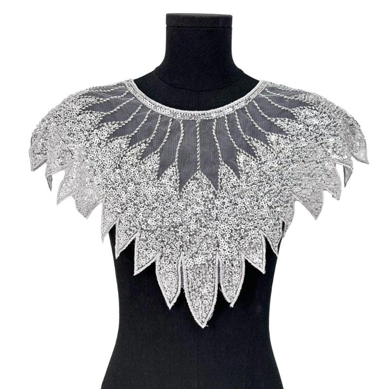 Sparkling Rhinestones Meshes Embroidery Clothing Patches Beautiful Patches for Clothing Repair Costume серебряный
Sparkling Rhinestones Meshes Embroidery Clothing Patches Beautiful Patches for Clothing Repair Costume серебряный