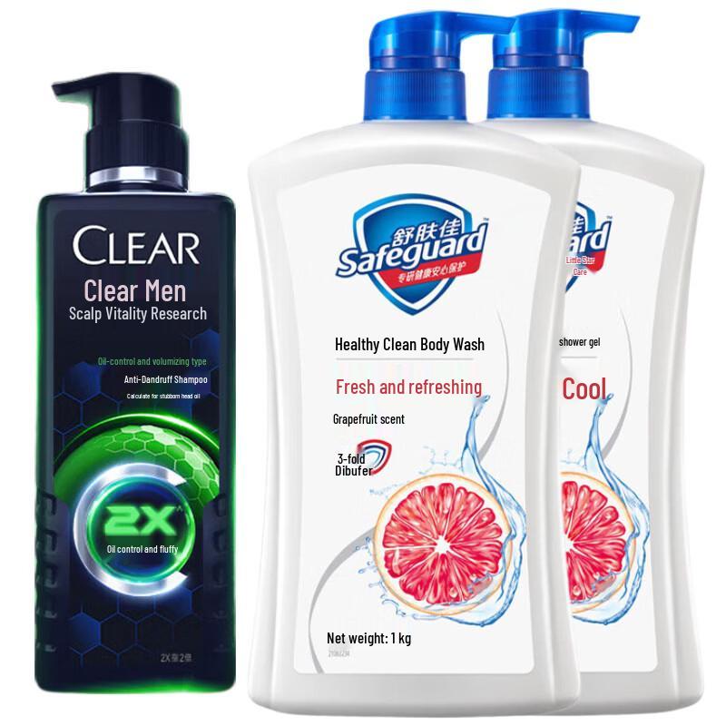 Clear Anti-Dandruff Shampoo & Shower Gel Set
Clear Anti-Dandruff Shampoo & Shower Gel Set