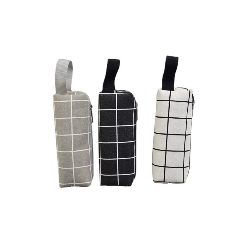Checkered Stripe Stationery Storage Bag Canvas Pencil Case New Pen Bag Universal сірий колір
Checkered Stripe Stationery Storage Bag Canvas Pencil Case New Pen Bag Universal сірий колір