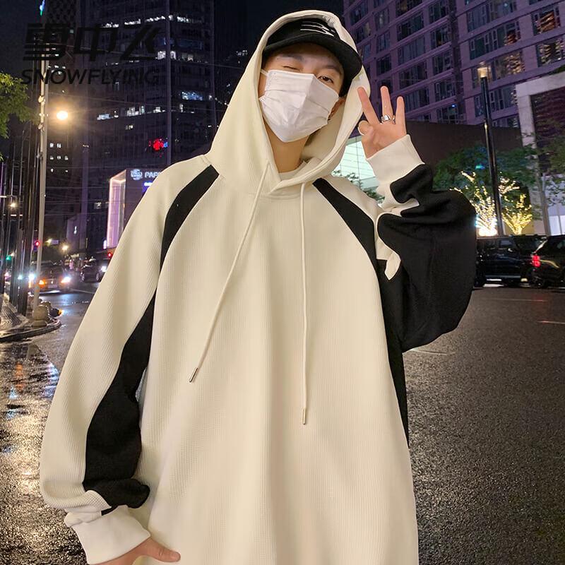 Xuezhongfei Men s Striped Loose Hooded Sweatshirt L
Xuezhongfei Men s Striped Loose Hooded Sweatshirt L