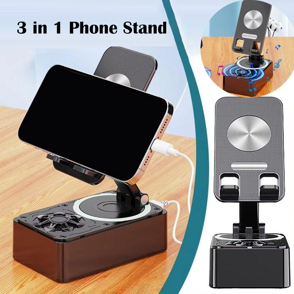 Foldable Phone Stand with Speaker HD Sound Power Banks Bracket Hot Bluetooth Audio Phone Holder чорний
Foldable Phone Stand with Speaker HD Sound Power Banks Bracket Hot Bluetooth Audio Phone Holder чорний