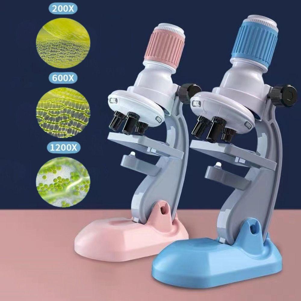 Adjustable Children Microscope Kit 200x 600x 1200x Child Biological Microscope Toy School 12Pcs Experimental Specimens
Adjustable Children Microscope Kit 200x 600x 1200x Child Biological Microscope Toy School 12Pcs Experimental Specimens