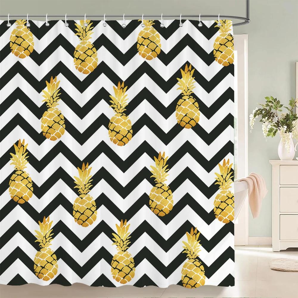 Black And White Striped Shower Curtain With Hooks Waterproof Polyester Fabric Geometric Pattern Home Decor Bathroom Curtain W60H190(CM)-1 Pcs
Black And White Striped Shower Curtain With Hooks Waterproof Polyester Fabric Geometric Pattern Home Decor Bathroom Curtain W60H190(CM)-1 Pcs