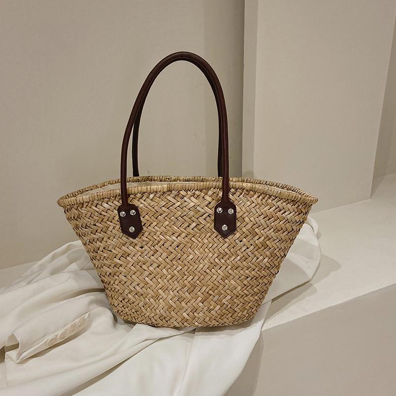 Handmade Women s Shoulder Bag Large Capacity Handbags Bohemian Summer Straw Beach Bag Female Shopper Basket Woven Tote Bags
Handmade Women s Shoulder Bag Large Capacity Handbags Bohemian Summer Straw Beach Bag Female Shopper Basket Woven Tote Bags