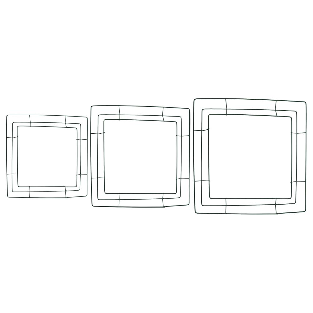 3 Pcs Square Garland Frames Floral Wreath Making Wire Ring Metal Flower DIY Party Iron Rack Wedding Rings зелёный
3 Pcs Square Garland Frames Floral Wreath Making Wire Ring Metal Flower DIY Party Iron Rack Wedding Rings зелёный