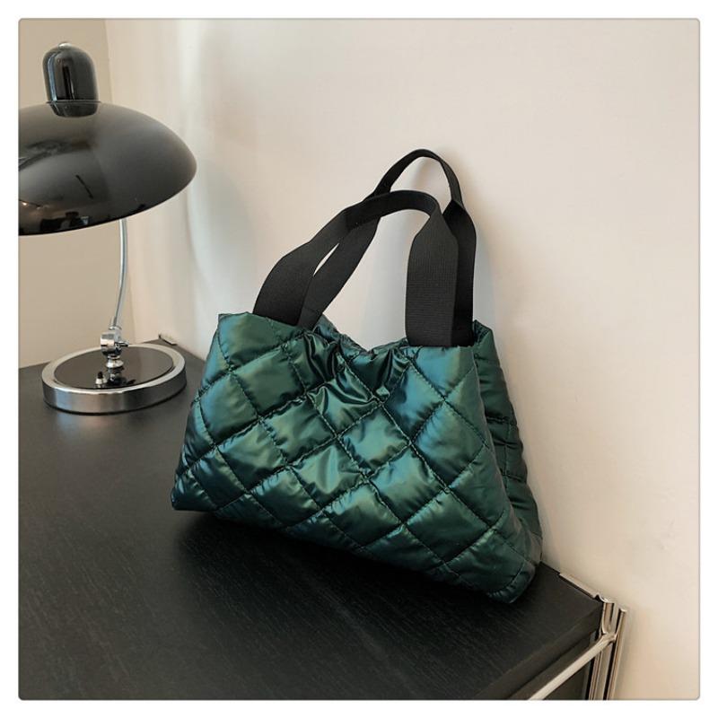 Diamond-shaped Space Cotton Bubble Women s Bag, A Casual and Versatile Single-shoulder Handbag зелений
Diamond-shaped Space Cotton Bubble Women s Bag, A Casual and Versatile Single-shoulder Handbag зелений