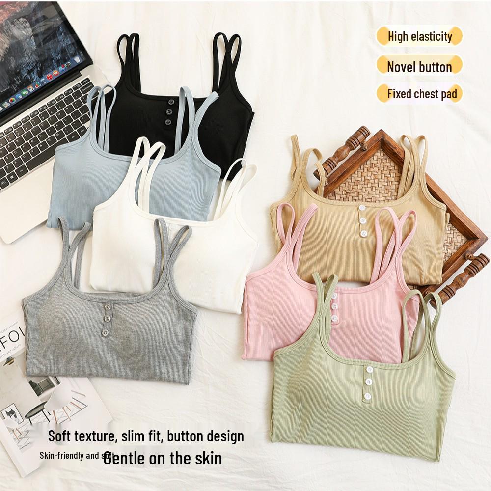 Summer 2025 Spicy Girl Backless Spaghetti Strap Camisole with Chest Pads XL 40-50 kg чорний
Summer 2025 Spicy Girl Backless Spaghetti Strap Camisole with Chest Pads XL 40-50 kg чорний