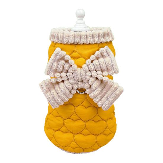 Милая стильная одежда для собак Yousheng с завязкой-бабочкой, кольцом для натяжения, застежкой на пуговицы, утолщенная, привлекающая внимание, хлопковая куртка для домашних животных S жёлтый
Милая стильная одежда для собак Yousheng с завязкой-бабочкой, кольцом для натяжения, застежкой на пуговицы, утолщенная, привлекающая внимание, хлопковая куртка для домашних животных S жёлтый