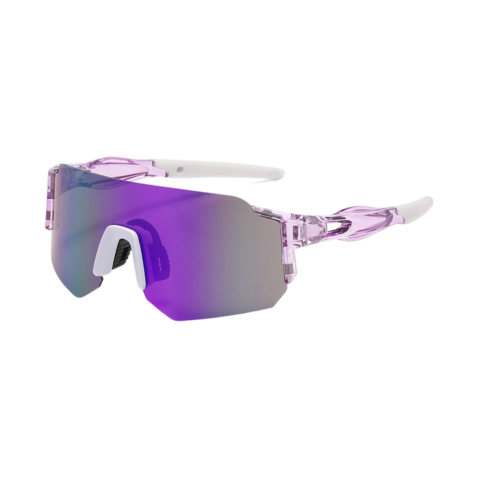 Outdoor Sports Sunglasses Large Frame Windproof UV Protection Cycling Glasses for Men and Women with One Piece Lens Design One Size
Outdoor Sports Sunglasses Large Frame Windproof UV Protection Cycling Glasses for Men and Women with One Piece Lens Design One Size