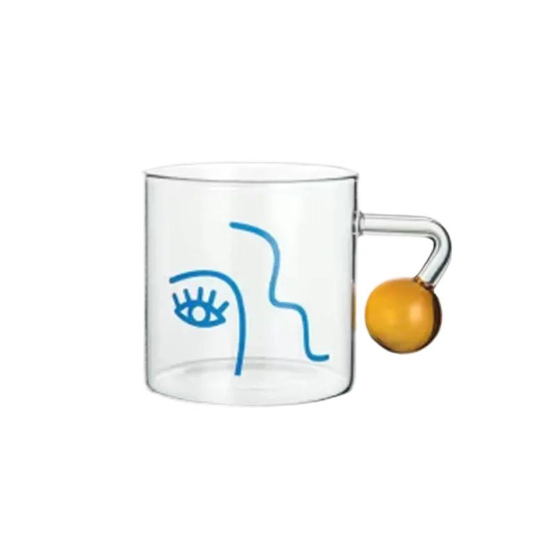 Creative Scale Glass Mug Breakfast Mlik Coffee Wine Cup Household Couple Water Cup Ball Handle Design Pattern Drinkware Cups 101-400ml
Creative Scale Glass Mug Breakfast Mlik Coffee Wine Cup Household Couple Water Cup Ball Handle Design Pattern Drinkware Cups 101-400ml