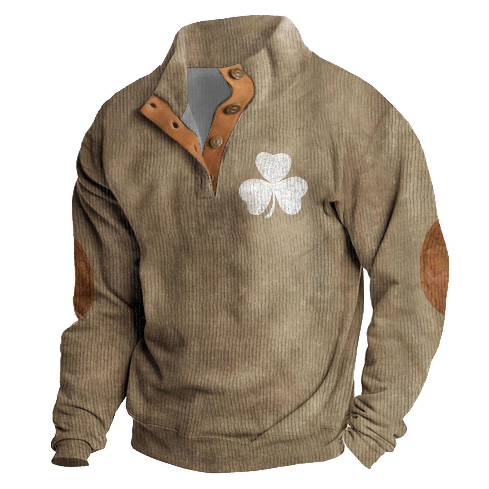 Весна та чоловічий світшот зі стоячим коміром - це повсякденні светри для активного відпочинку M хакі
Весна та чоловічий світшот зі стоячим коміром - це повсякденні светри для активного відпочинку M хакі