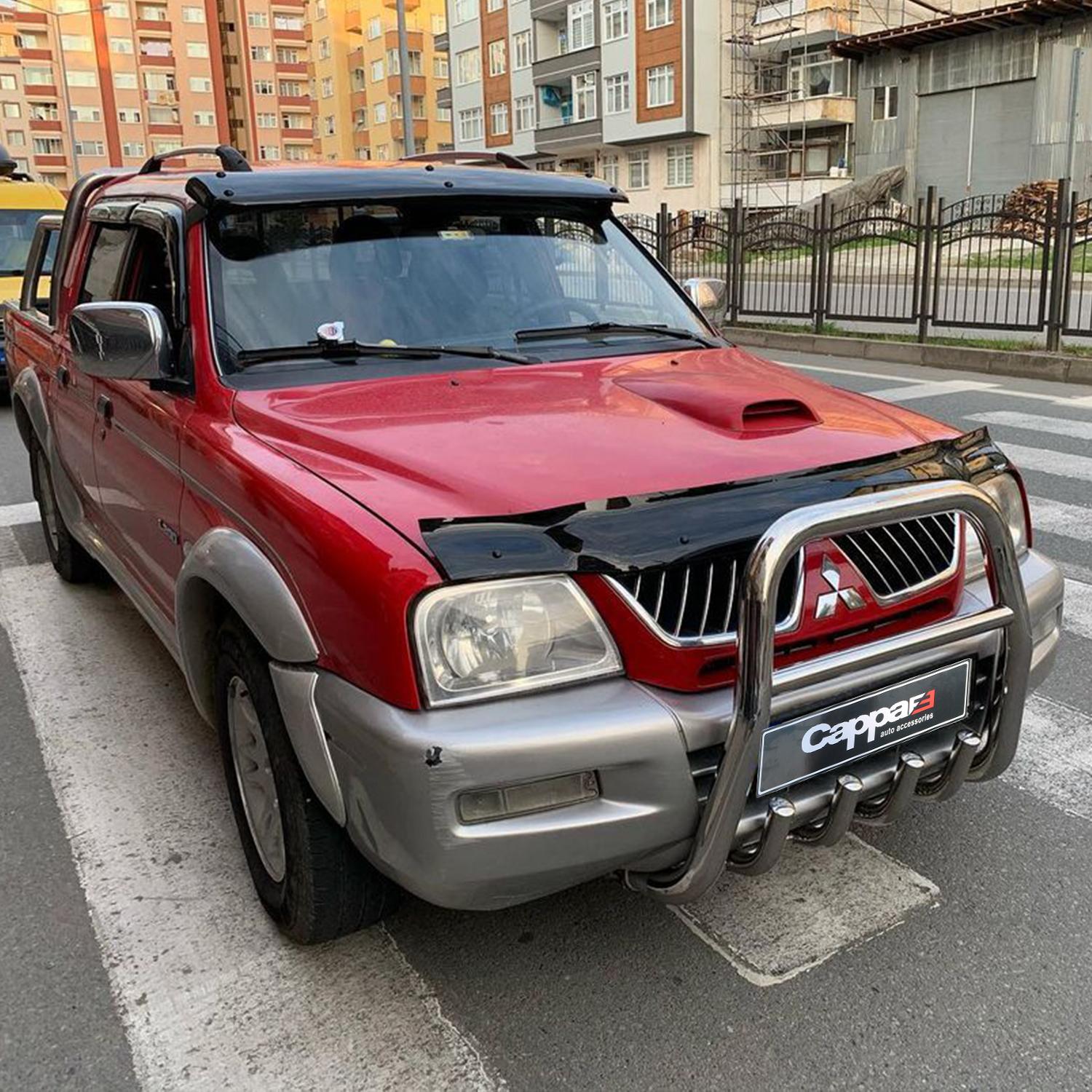 ДЛЯ Mitsubishi L200 Передній захист капота Спойлер 1996-2006 моделей Передній захист від жуків Дефлектор капота Спортивні крила Авто
ДЛЯ Mitsubishi L200 Передній захист капота Спойлер 1996-2006 моделей Передній захист від жуків Дефлектор капота Спортивні крила Авто