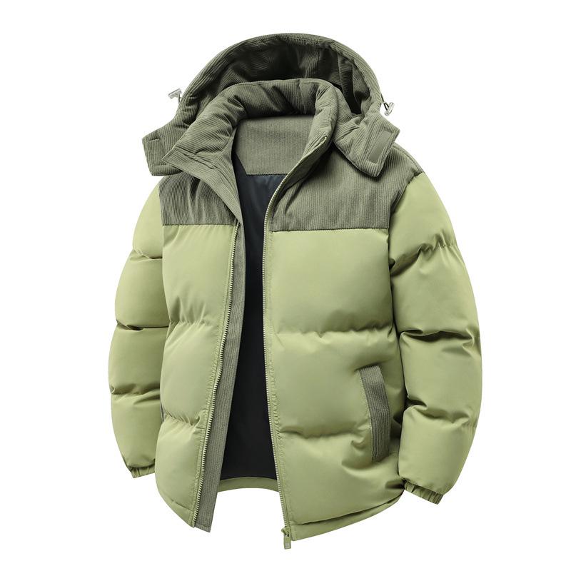 Youth Winter Corduroy Patchwork Hooded Jacket 2XL зелений
Youth Winter Corduroy Patchwork Hooded Jacket 2XL зелений