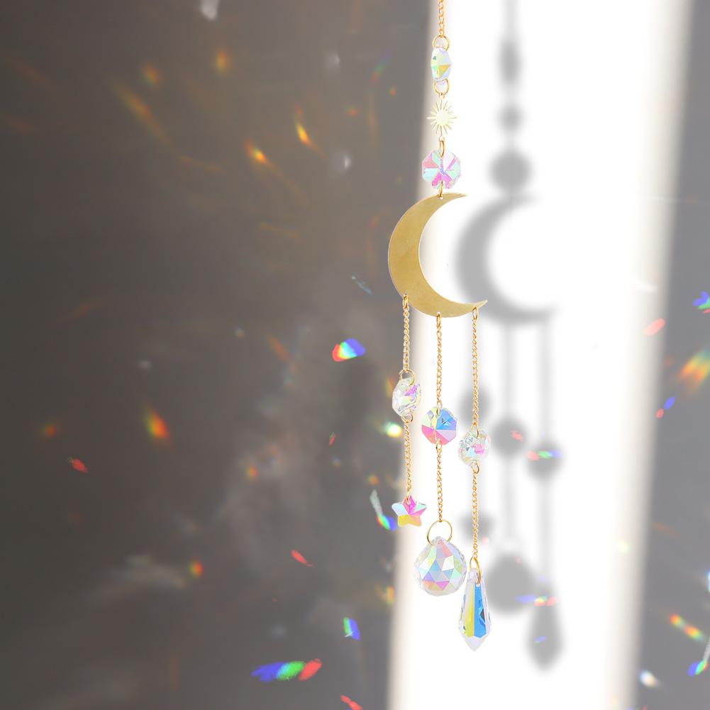 Diamond Crystal Chandelier Rainbow Chaser Wind Chimes Lighting Accessories Home Window Curtain Ornament Garden Pendant
Diamond Crystal Chandelier Rainbow Chaser Wind Chimes Lighting Accessories Home Window Curtain Ornament Garden Pendant