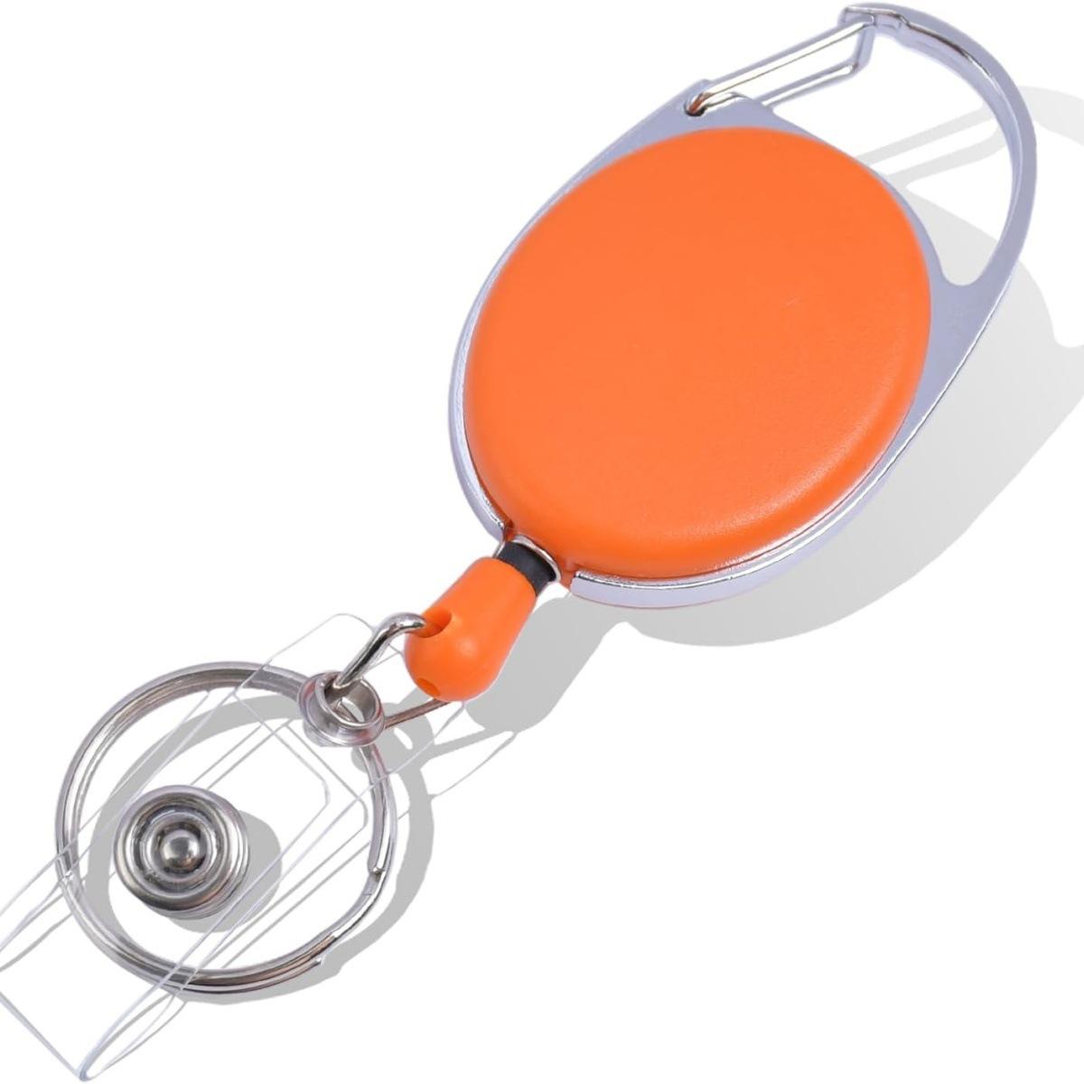 Retractable Keychain Anti Lost ID Badge Key Holder With Elastic Steel Wire Rope Backpack Charm Accessories помаранчевий
Retractable Keychain Anti Lost ID Badge Key Holder With Elastic Steel Wire Rope Backpack Charm Accessories помаранчевий