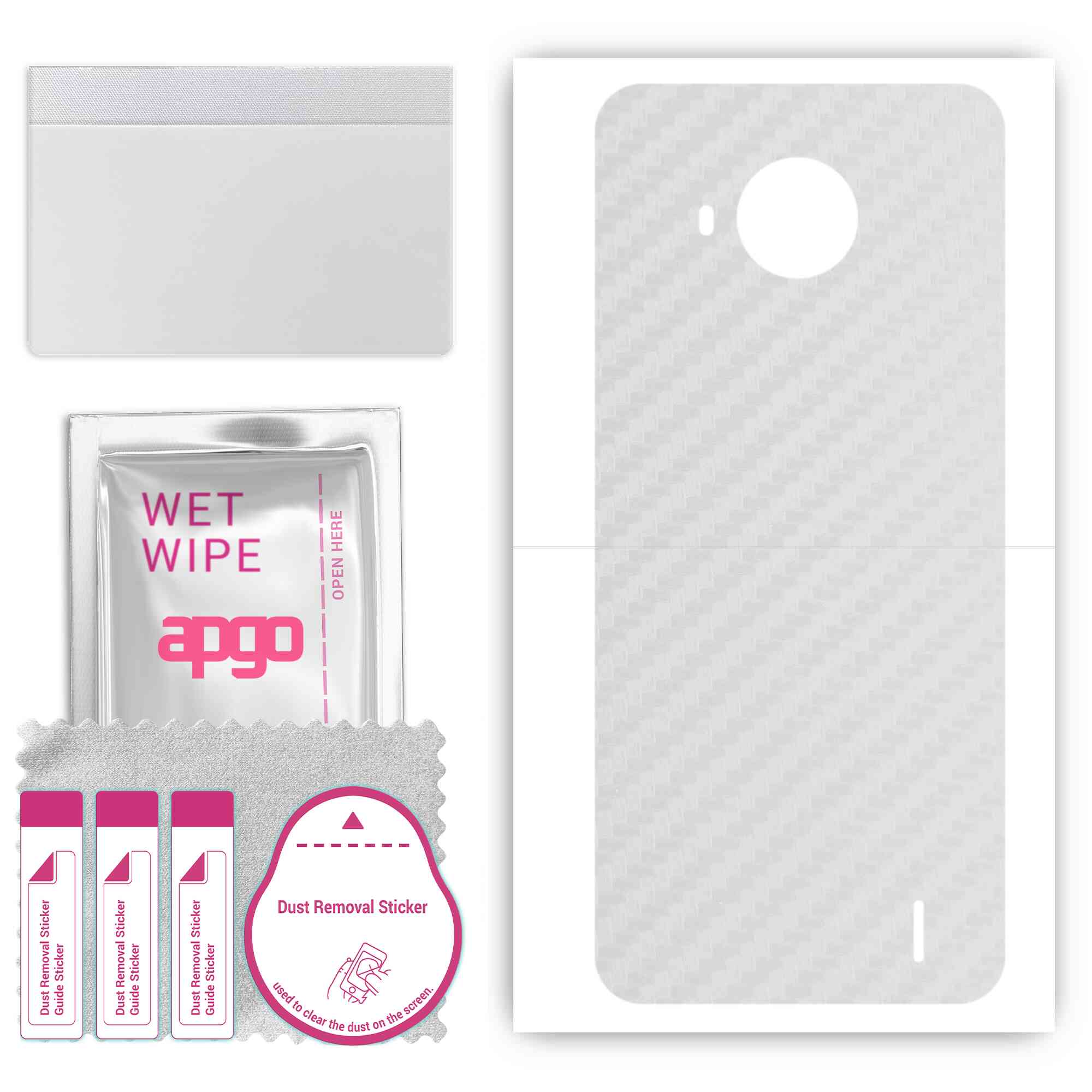 Apgo Protective Skin Sticker for the back compatible with Nokia C20 Plus, Wrap Film, Foil, Vinyl - Pattern Transparent Carbon
Apgo Protective Skin Sticker for the back compatible with Nokia C20 Plus, Wrap Film, Foil, Vinyl - Pattern Transparent Carbon