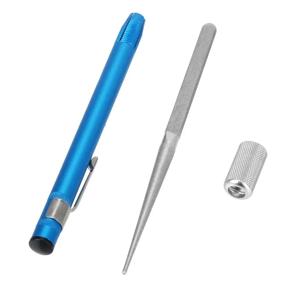 Knife Sharpener for Fishhook Knife 1 Piece Grindstone Diamond Plated Carbon Steel Pen Shape Kitchen Tools and Kitchen Supplies M
Knife Sharpener for Fishhook Knife 1 Piece Grindstone Diamond Plated Carbon Steel Pen Shape Kitchen Tools and Kitchen Supplies M