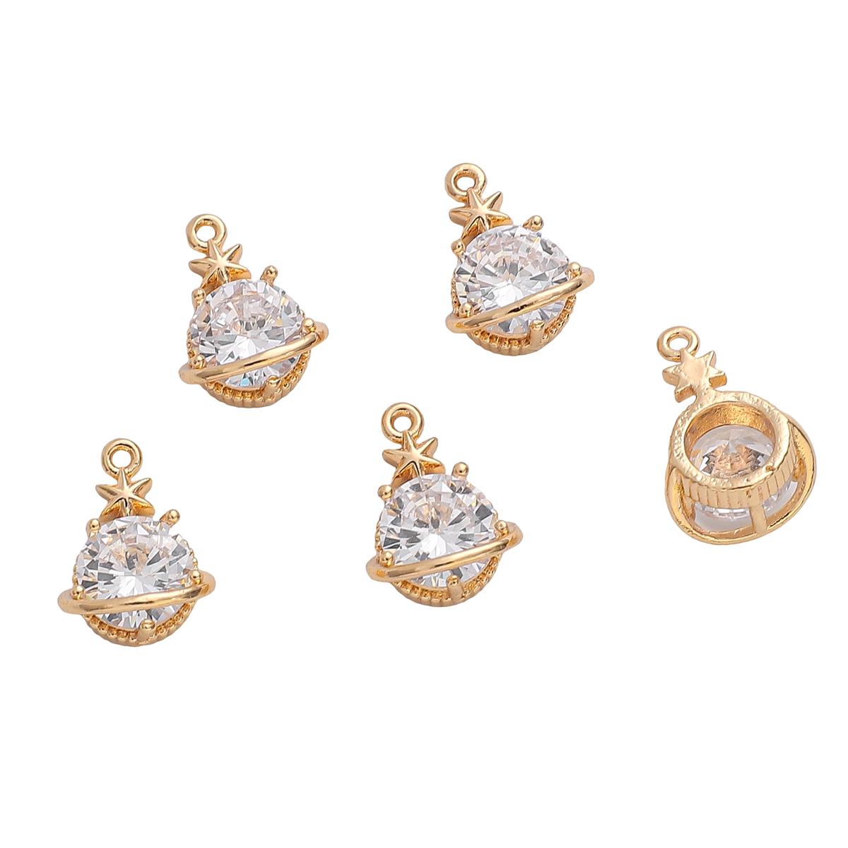 Латунный подвесной кулон в виде небесного тела с цирконом, кристаллический камень для серег, браслетов, ожерелья, аксессуары для изготовления ювелирных изделий своими руками 11x16
Латунный подвесной кулон в виде небесного тела с цирконом, кристаллический камень для серег, браслетов, ожерелья, аксессуары для изготовления ювелирных изделий своими руками 11x16