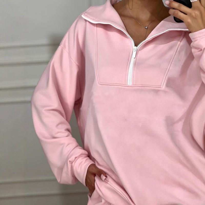 Women s Casual Fashion Zipper Suit Pullover Sweater Two-piece Set XL рожевий
Women s Casual Fashion Zipper Suit Pullover Sweater Two-piece Set XL рожевий