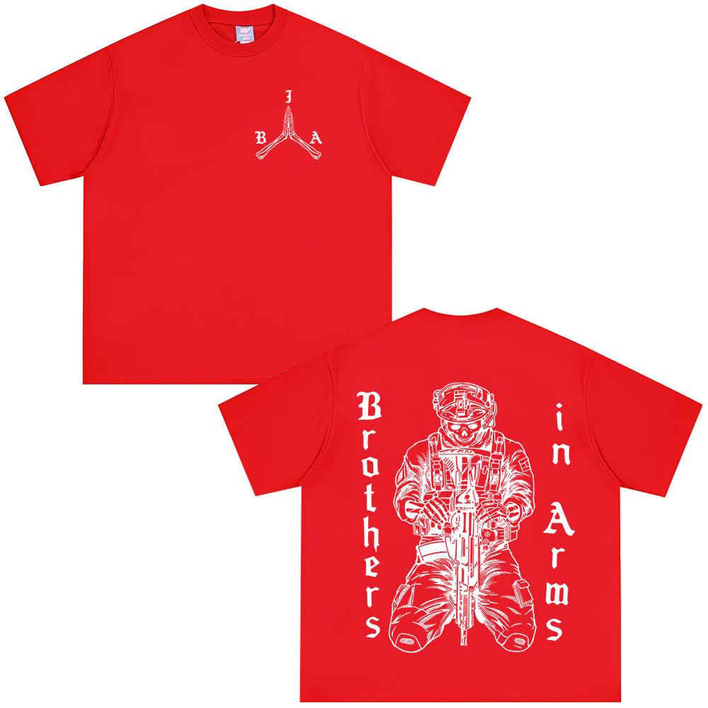 Brothers in Arms Skeleton Double Sided Printed Tshirt Unisex Women Clothing Summer Casual Cotton Oversized Short Sleeves T Shirts S
Brothers in Arms Skeleton Double Sided Printed Tshirt Unisex Women Clothing Summer Casual Cotton Oversized Short Sleeves T Shirts S
