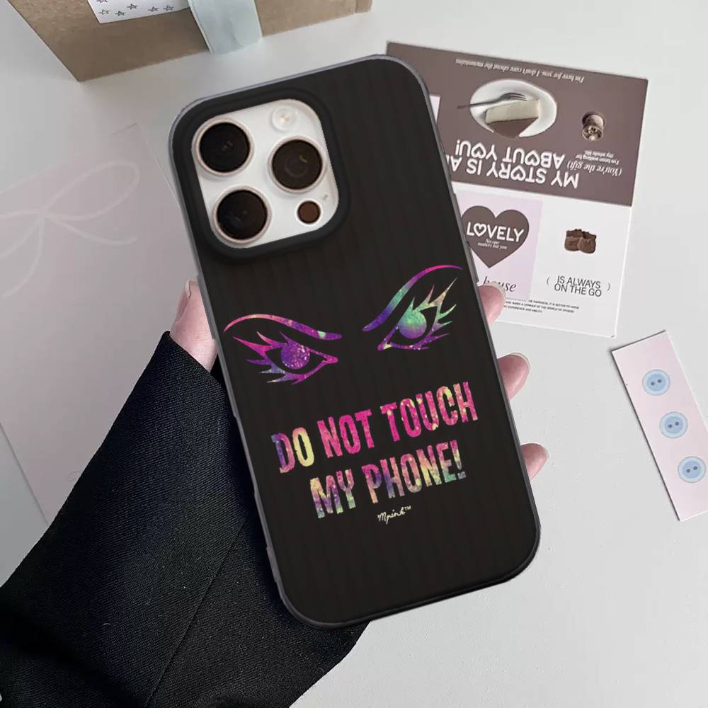 Dont Touch My Phone Pattern Phone Case For IPhone 17 16 15 11 12 13 14 Pro Max Soft Corrugated Silicone Cover Case iPhone 12 pro
Dont Touch My Phone Pattern Phone Case For IPhone 17 16 15 11 12 13 14 Pro Max Soft Corrugated Silicone Cover Case iPhone 12 pro