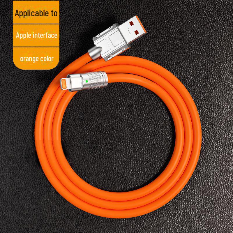 Кабель для сверхбыстрой зарядки из цинкового сплава для Apple, Type-C и Android (6A) 1.5 meters (1-pack)
Кабель для сверхбыстрой зарядки из цинкового сплава для Apple, Type-C и Android (6A) 1.5 meters (1-pack)