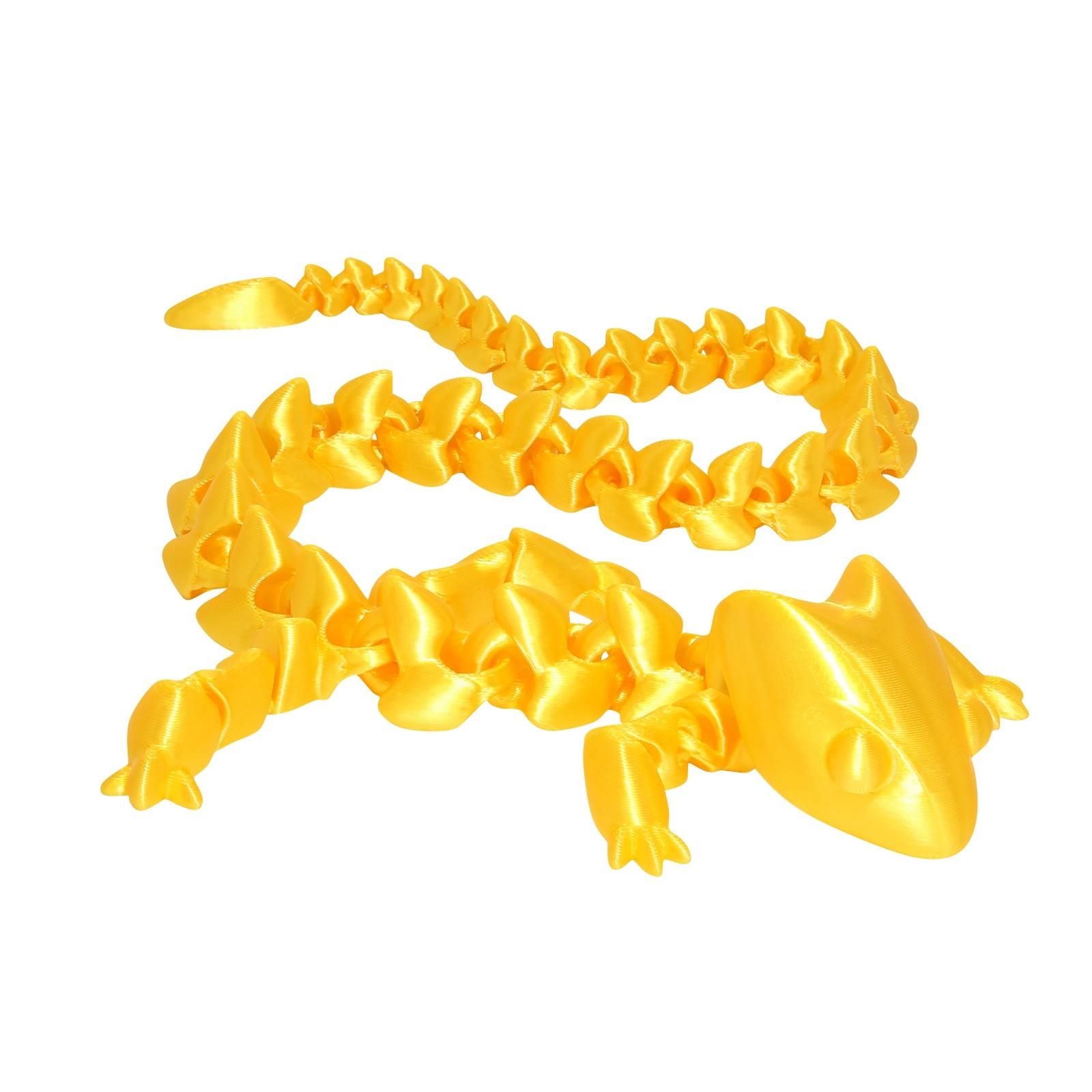 3D-печатная подвижная игрушка-украшение в виде ящерицы One Size
3D-печатная подвижная игрушка-украшение в виде ящерицы One Size