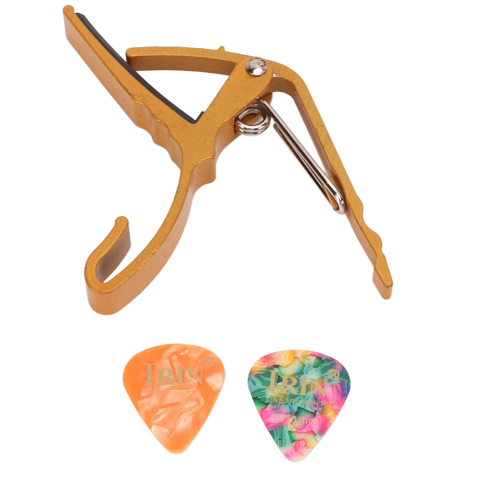 Guitar Capo Alloy Quick Tone Change Portable Instrument Accessory for Playing Performance Gold
Guitar Capo Alloy Quick Tone Change Portable Instrument Accessory for Playing Performance Gold