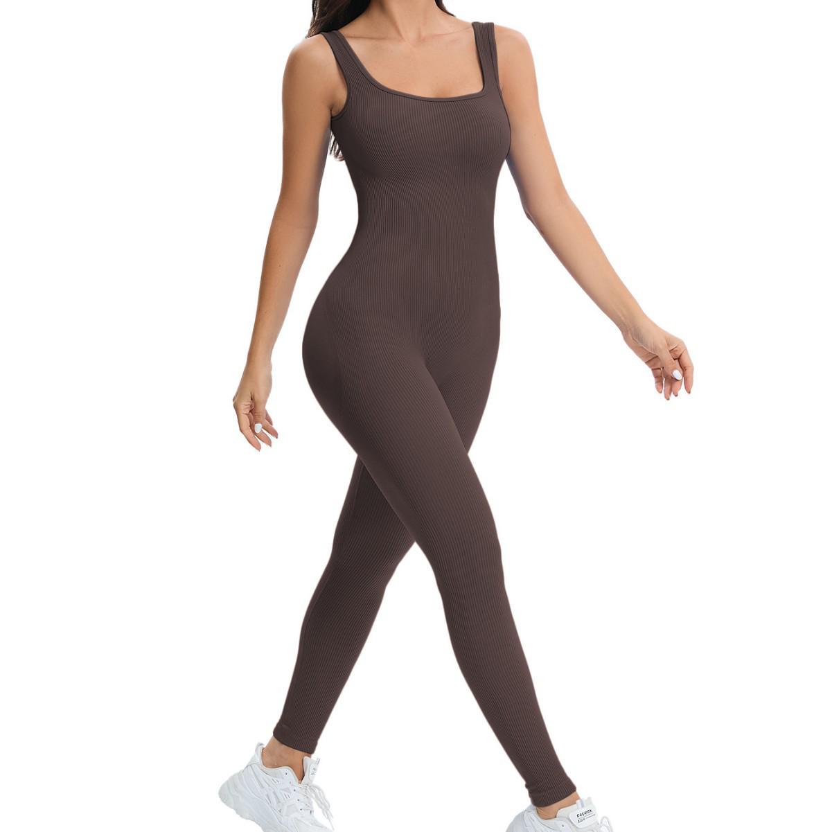 Slingback Seamless Yoga Jumpsuit – Quick-Dry, Ribbed, Sexy Fit for European/American Fitness XL
Slingback Seamless Yoga Jumpsuit – Quick-Dry, Ribbed, Sexy Fit for European/American Fitness XL