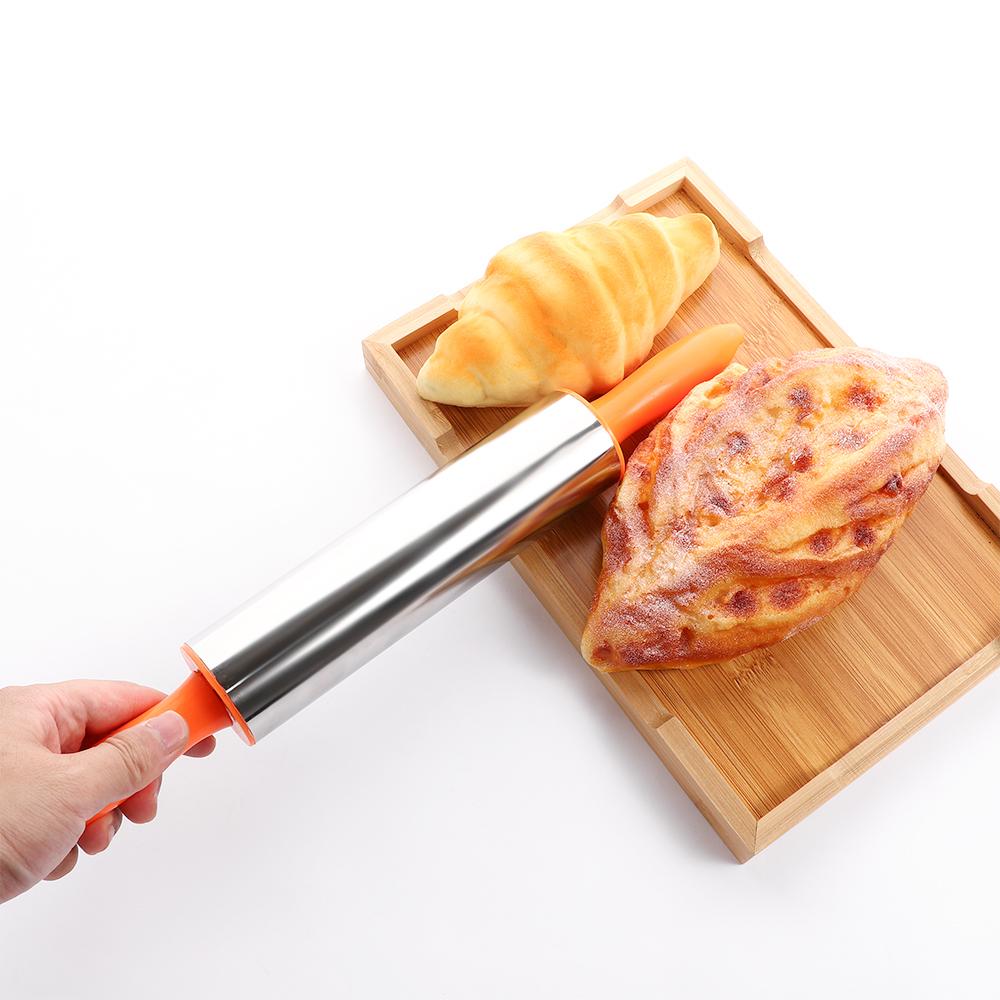 Stainless Steel Plastic Round Handle Baking Tools Kitchen Accessories Dough Roller Rolling Pin Random Color
Stainless Steel Plastic Round Handle Baking Tools Kitchen Accessories Dough Roller Rolling Pin Random Color
