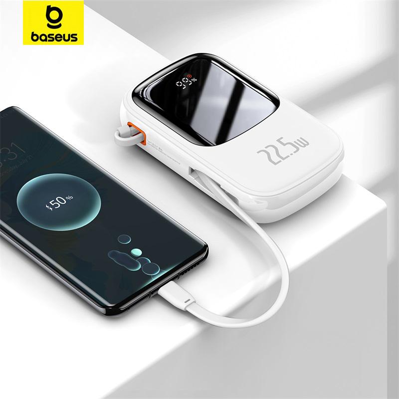 Блок питания Baseus Qpow Pro с цифровым дисплеем и быстрой зарядкой, 20000 мАч, 22,5 Вт, тип-C
Блок питания Baseus Qpow Pro с цифровым дисплеем и быстрой зарядкой, 20000 мАч, 22,5 Вт, тип-C