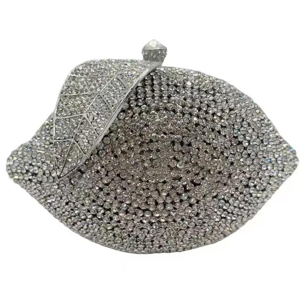 Dazzling Lemon Shaped Women Crystal Clutch Evening Bags Luxury Red/Pink Bag Hollow Out Wedding Party Diamond Handbag And Purse 14.5cmX9.5cmX8.5cm серебряный
Dazzling Lemon Shaped Women Crystal Clutch Evening Bags Luxury Red/Pink Bag Hollow Out Wedding Party Diamond Handbag And Purse 14.5cmX9.5cmX8.5cm серебряный