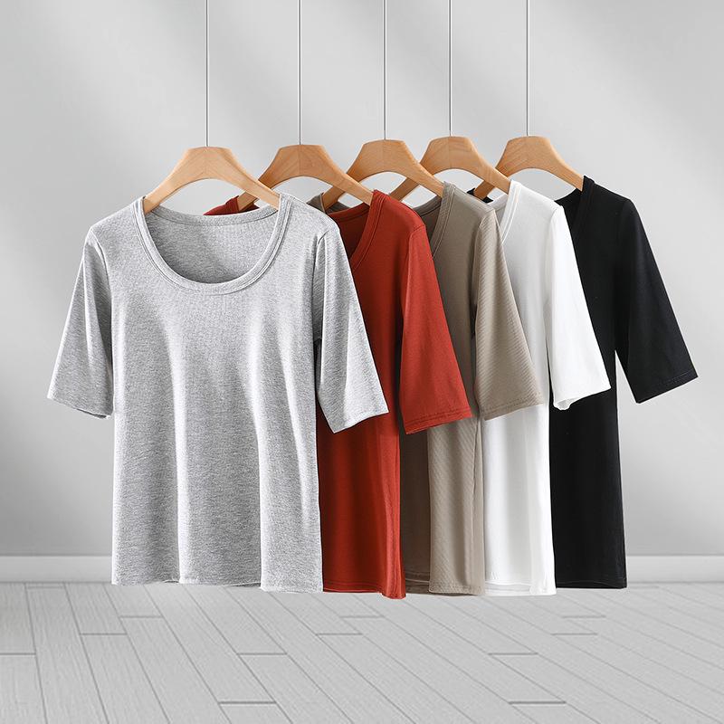 Women s Crew Neck Mid-Sleeve Slim-Fit T-Shirt - New Spring/Summer Solid Color Versatile Base Layer Medium
Women s Crew Neck Mid-Sleeve Slim-Fit T-Shirt - New Spring/Summer Solid Color Versatile Base Layer Medium