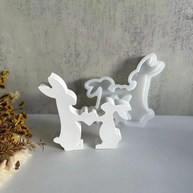 Easter Bunny Couple Rabbit Ornament Mold Cement Gypsum Pouring Silicone Mold Valentine s Day Love Rabbit Molds Home Decoration
Easter Bunny Couple Rabbit Ornament Mold Cement Gypsum Pouring Silicone Mold Valentine s Day Love Rabbit Molds Home Decoration