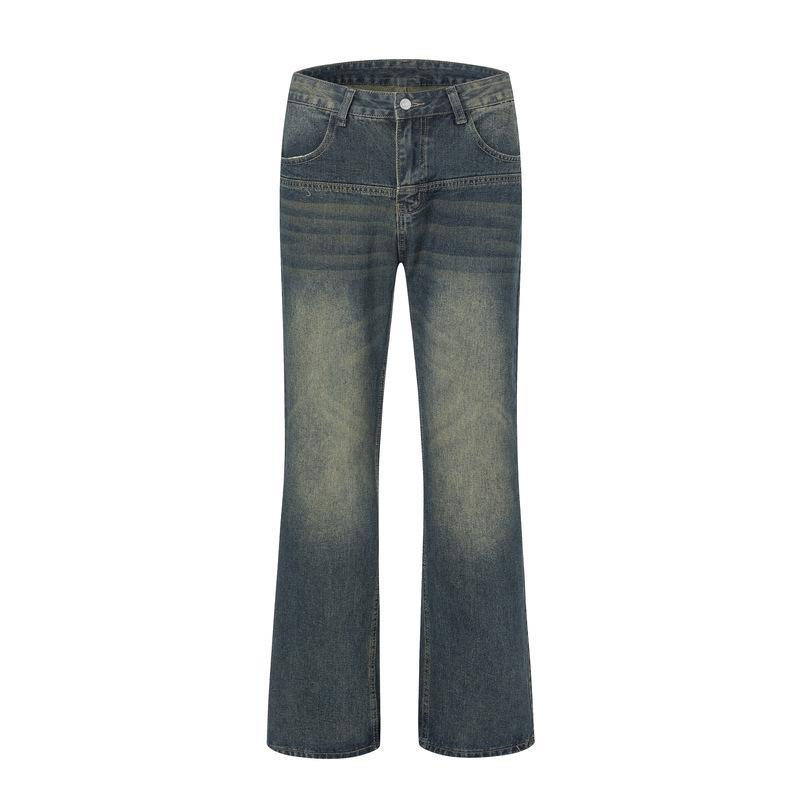 Корейская версия джинсов High Street Cat Beard для мужчин, американские ретро брюки на талии, прямые свободные брюки 2XL синий
Корейская версия джинсов High Street Cat Beard для мужчин, американские ретро брюки на талии, прямые свободные брюки 2XL синий