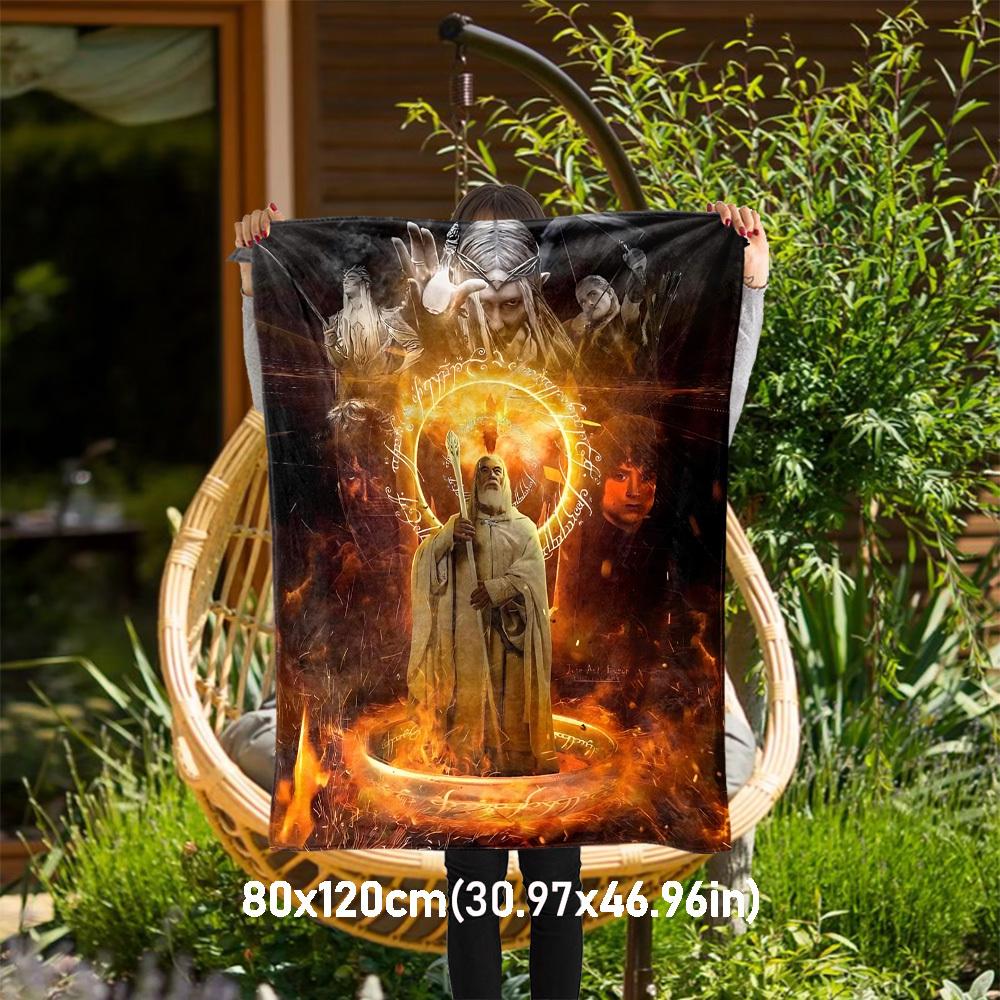 1pc Lord of the Rings, Gandalf, Fire - Throw Blanket, Soft, Flannel Blankets, Living Room, All Seasons Use-1021021 80x120cm
1pc Lord of the Rings, Gandalf, Fire - Throw Blanket, Soft, Flannel Blankets, Living Room, All Seasons Use-1021021 80x120cm