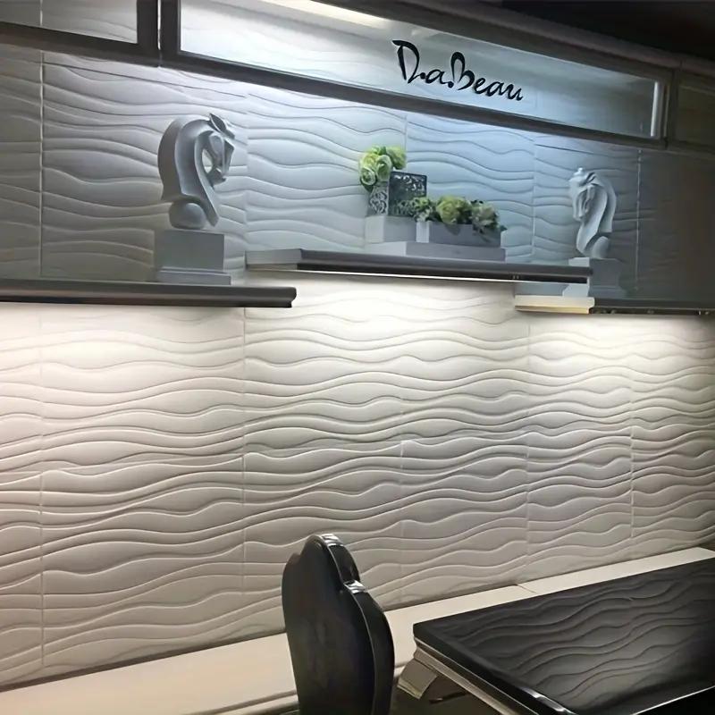 35X35cm 3D wave pattern wallpaper self-adhesive wall sticker bedroom mildew-proof and moisture-proof wallpaper home decoration 35cmX35cm-5pcs
35X35cm 3D wave pattern wallpaper self-adhesive wall sticker bedroom mildew-proof and moisture-proof wallpaper home decoration 35cmX35cm-5pcs