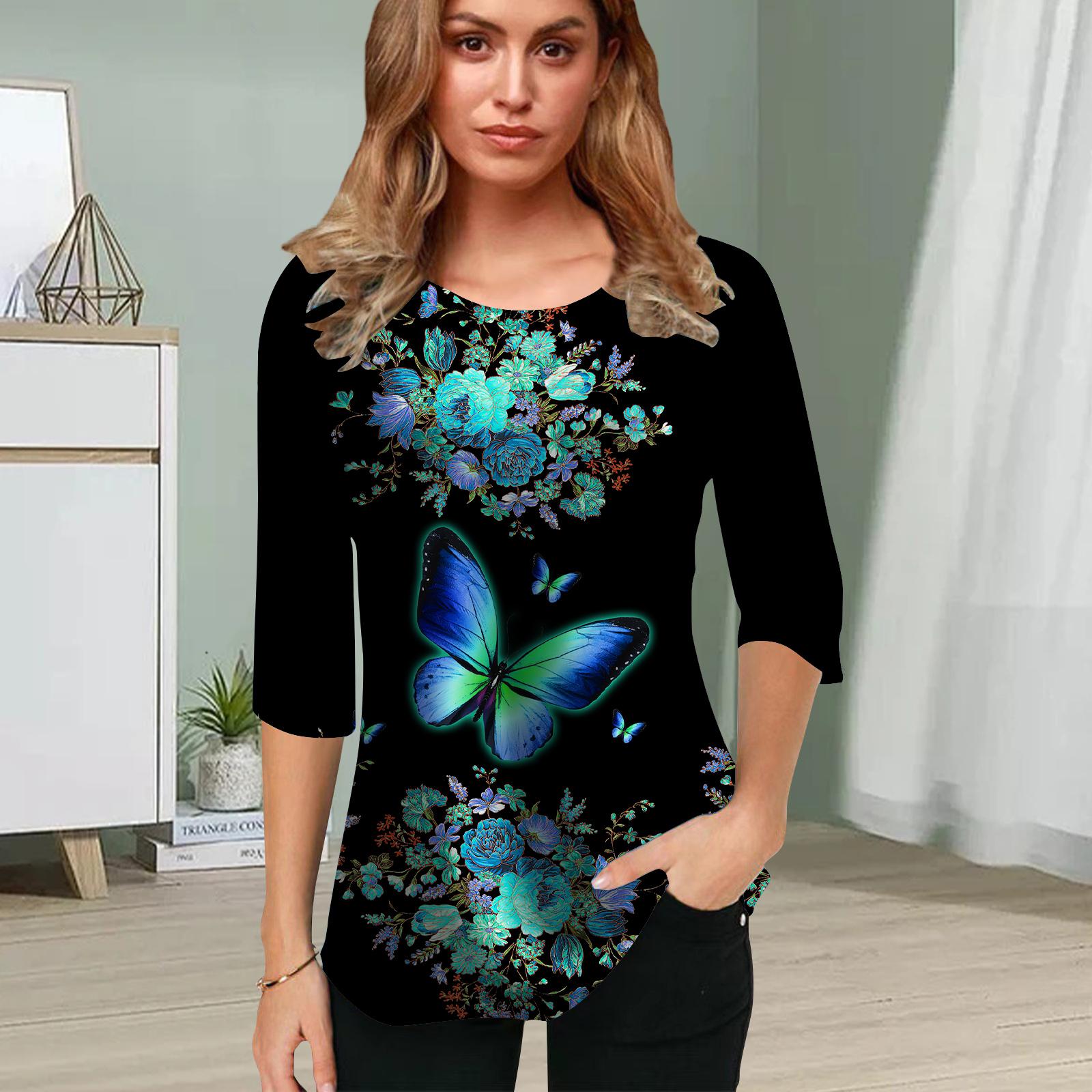 Женская блузка с принтом 3D Moonlit Night Flower, топы с короткими рукавами, летние повседневные топы, футболка с круглым вырезом и короткими рукавами XS синий
Женская блузка с принтом 3D Moonlit Night Flower, топы с короткими рукавами, летние повседневные топы, футболка с круглым вырезом и короткими рукавами XS синий