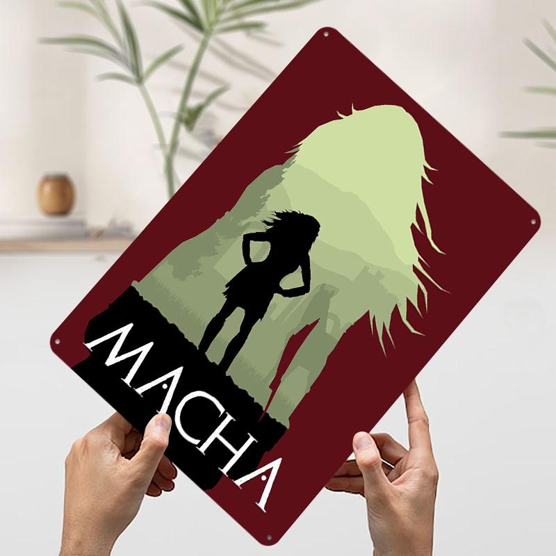 Mythology Macha Poster Customized Wall Art Vintage Metal Signs Retro Tin Plaque for Man Cave Home Decor Room Ornaments Items 20x30cm(7.8x11.8inch)
Mythology Macha Poster Customized Wall Art Vintage Metal Signs Retro Tin Plaque for Man Cave Home Decor Room Ornaments Items 20x30cm(7.8x11.8inch)