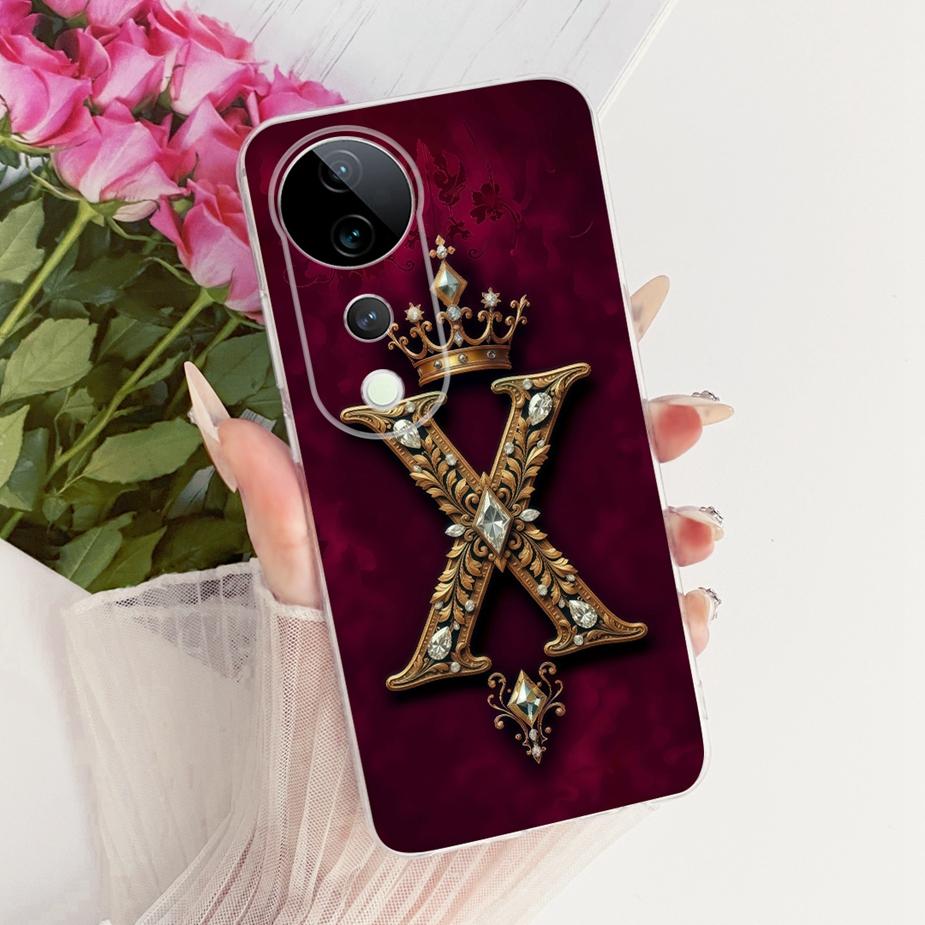 For Vivo V40 Pro Case V2347 Luxury Crown Letters Cover Soft Slim Phone Case For Vivo V40e V 40 Pro VivoV40 e V2403 Fundas Bumper Vivo V40
For Vivo V40 Pro Case V2347 Luxury Crown Letters Cover Soft Slim Phone Case For Vivo V40e V 40 Pro VivoV40 e V2403 Fundas Bumper Vivo V40