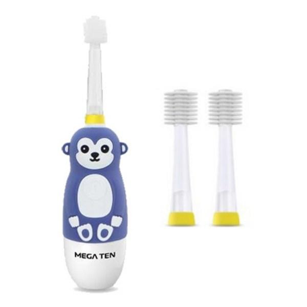 Электрическая зубная щетка Megaten Kids Sonic Monkeys + сменная насадка 2P, MB-KS6008MO
Электрическая зубная щетка Megaten Kids Sonic Monkeys + сменная насадка 2P, MB-KS6008MO